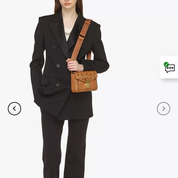 MCM Black Visetos Crossbody with card case - Picture 7 of 9